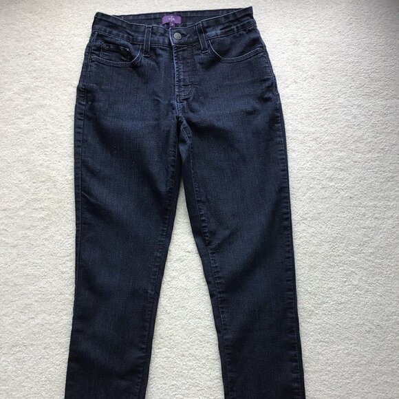 NYDJ BLUE JEANS  SKINNY SIZE 4 - Picture 1 of 6